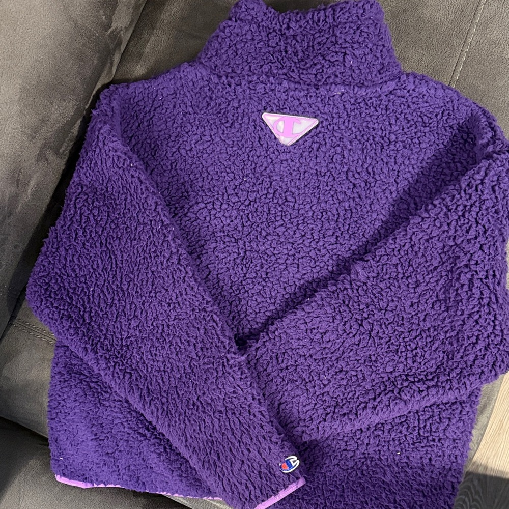 Champion Kids Cozy Purple Fleece Jacket